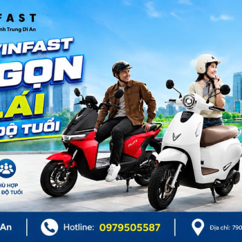 Xe điện VinFast nhỏ gọn dễ lái – Kinh nghiệm chọn xe phù hợp Dĩ An