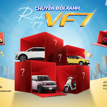Ưu đãi siêu hot dành cho khách hàng mua xe máy điện VinFast – Nhận quà lớn VF7