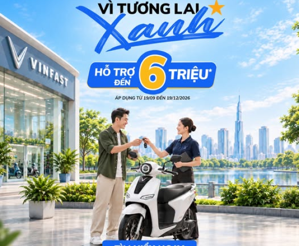 Thu Xăng Đổi Điện VinFast Lên Đến 6 Triệu | Hà Thành Trung