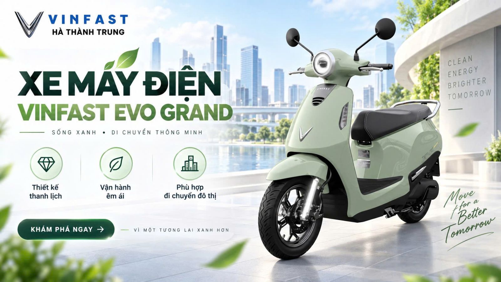 xe điện VinFast nhỏ gọn dễ lái dành cho người đi học và đi làm tại Dĩ An